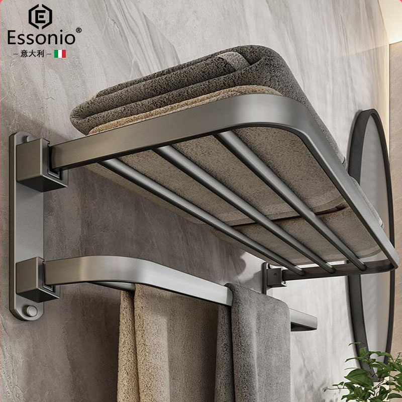 ESSONIO意大利衛生間置物架套裝組合壁掛式毛巾架浴室廁所置物架