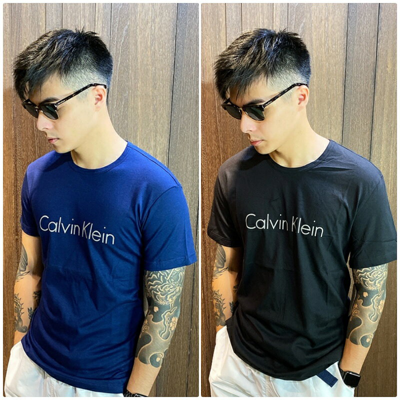 美國百分百【全新真品】Calvin Klein T恤 CK 短袖 T-shirt 短T logo 雙色 I171
