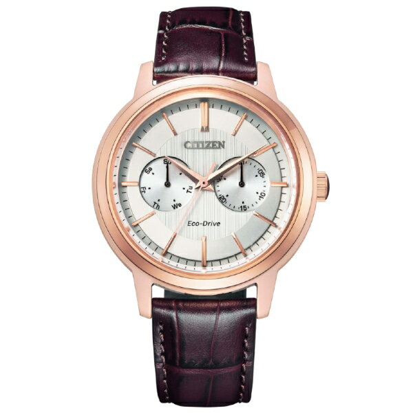CITIZEN 星辰錶 BU4032-11A 光動能日曆小牛皮手錶/ 39.5mm｜樂天全館特惠中★指定刷卡回饋10%