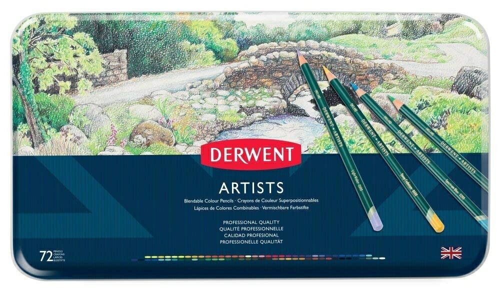 Derwent 達爾文 Artists系列72色油性色鉛筆*32097*32097
