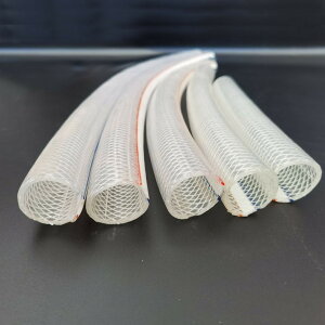 PVC蛇皮管 軟管透明塑料網紋管 蛇皮管纖維增強網紋管