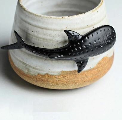 QUALY 鯨鯊手工陶瓷杯 共2款 造型杯 茶具 馬克杯 手工 陶瓷杯 環保材質