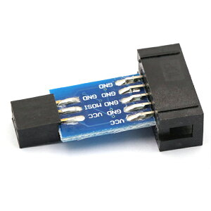 AVRISP USBASP STK500 10PIN 轉 6PIN 轉接板