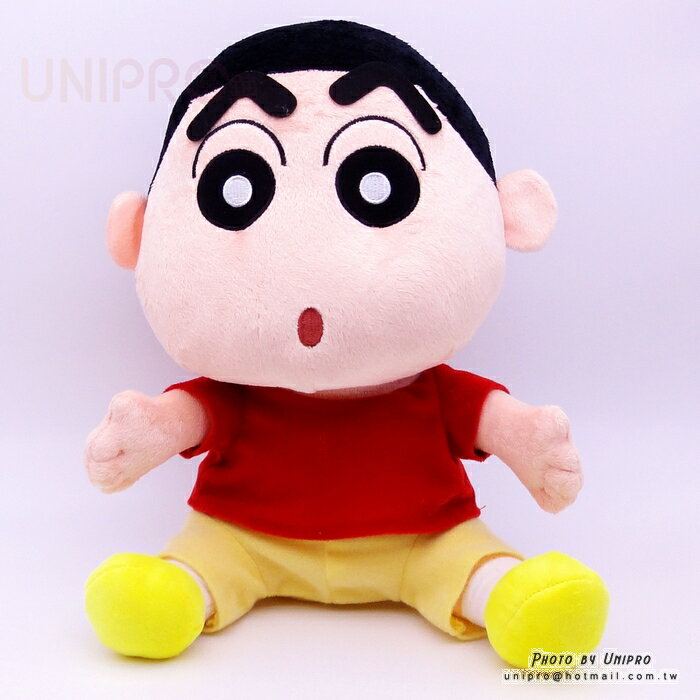 【UNIPRO】 經典蠟筆小新 坐姿玩偶 30公分 娃娃 Crayon Shincha 正版授權