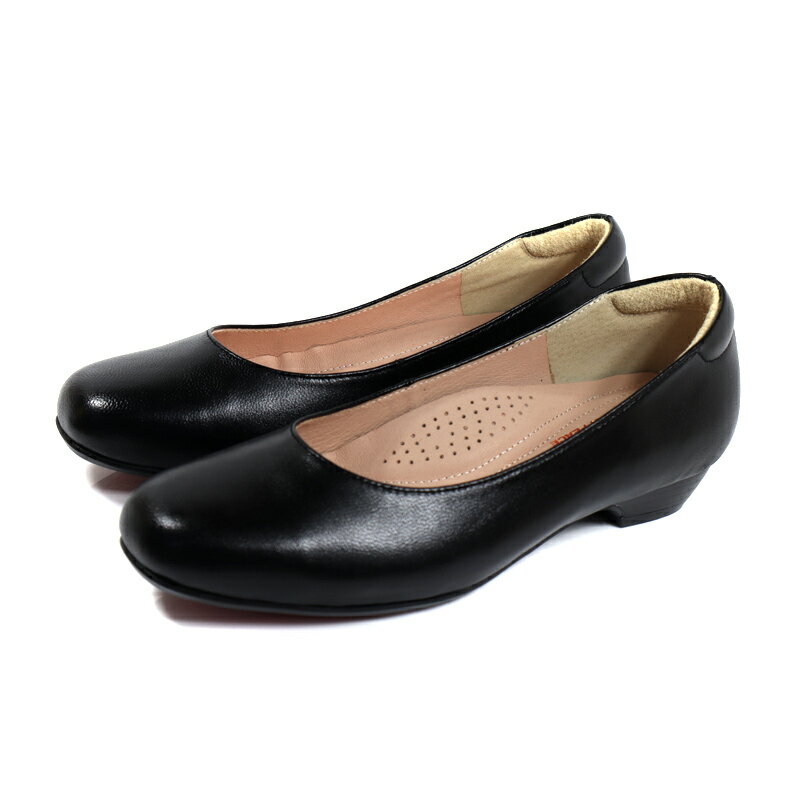 HUMAN PEACE 休閒鞋 圓頭低跟鞋 黑色 女鞋 S153 no001