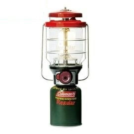 [ Coleman ] 2500北極星瓦斯燈 紅 / 露營燈 可調整亮度 電子點火器 / CM-5521