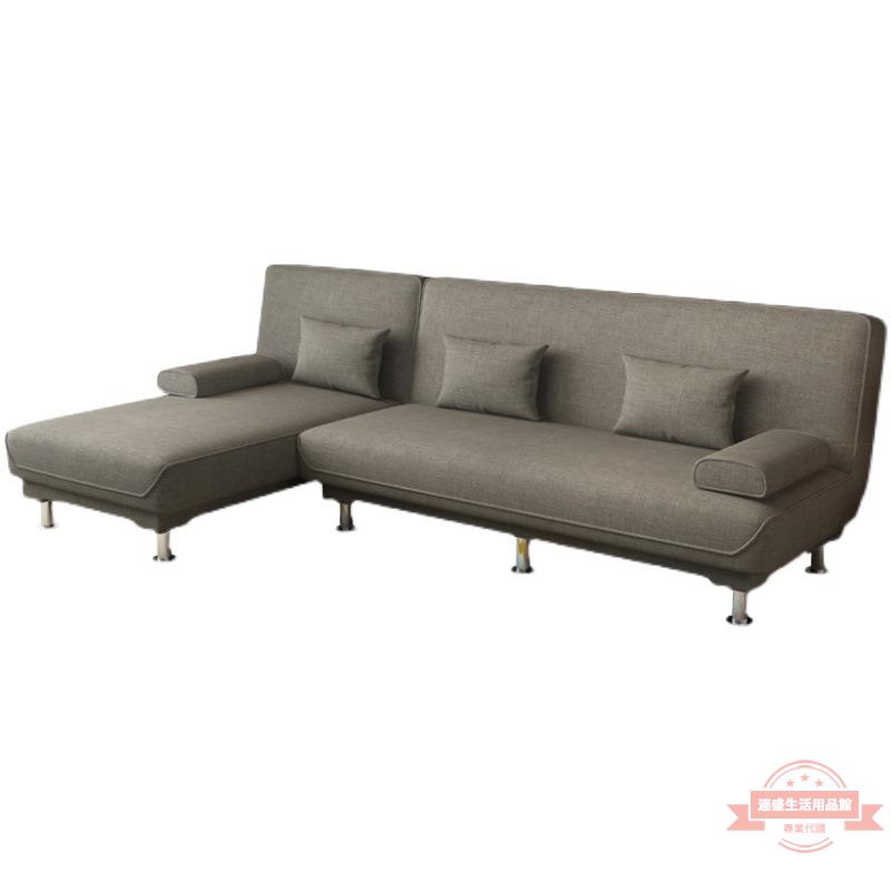 小戶型沙發出租房客廳科技布藝沙發床兩用多功能簡易折疊組合套裝