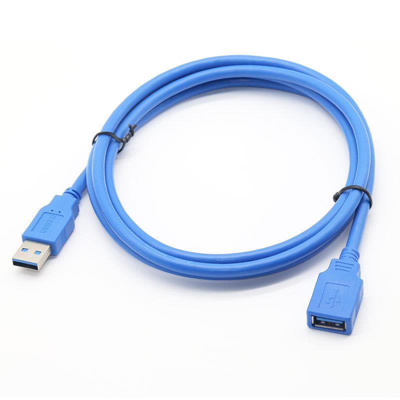 USB3.0全銅高速數據線連接線AF公對母延長線USB3.0數據線1米1.5米