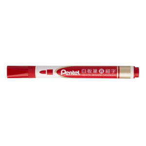 Pentel 圓頭白板筆 36支盒 紅色