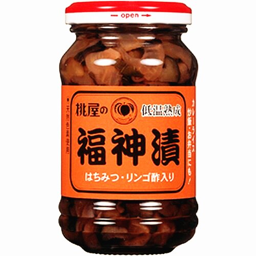 【江戶物語】桃屋 福神漬 145g 玻璃罐裝 添加蜂蜜、蘋果醋 桃屋福神漬 配飯 涼拌 野菜醃漬罐 拜拜 日本原裝進口