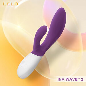 LELO INA Wave 2 終極兔子式雙重振動按摩棒-紫