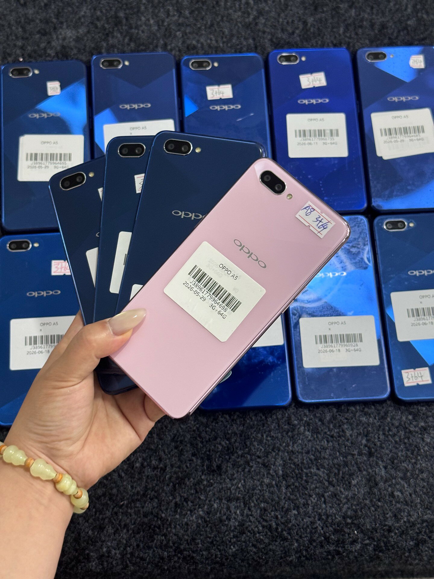 【二手】OPPO A5 64G 現貨 藍色 粉色 智慧手機 大電量 學生機 性價比高 優質好物 福利品 特價