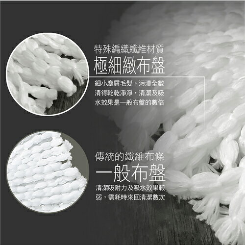 好神拖 專用極細緻布盤 台灣製 拖地 打掃 清潔 布盤 拖把布【愛買】 4