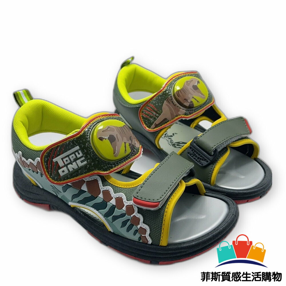 MIT恐龍電燈涼鞋
