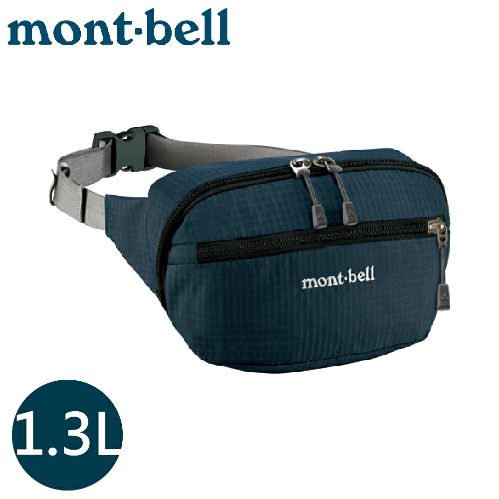 【Mont-Bell 日本 DELTA GUSSET POUCH M 腰包《海軍藍》】1123764/側背包/臀包/休閒包