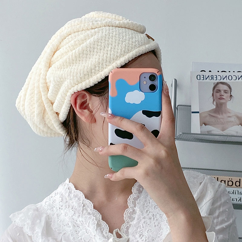純色干發帽超強吸水速干女加厚洗頭浴帽2021新款包頭發毛巾洗頭巾