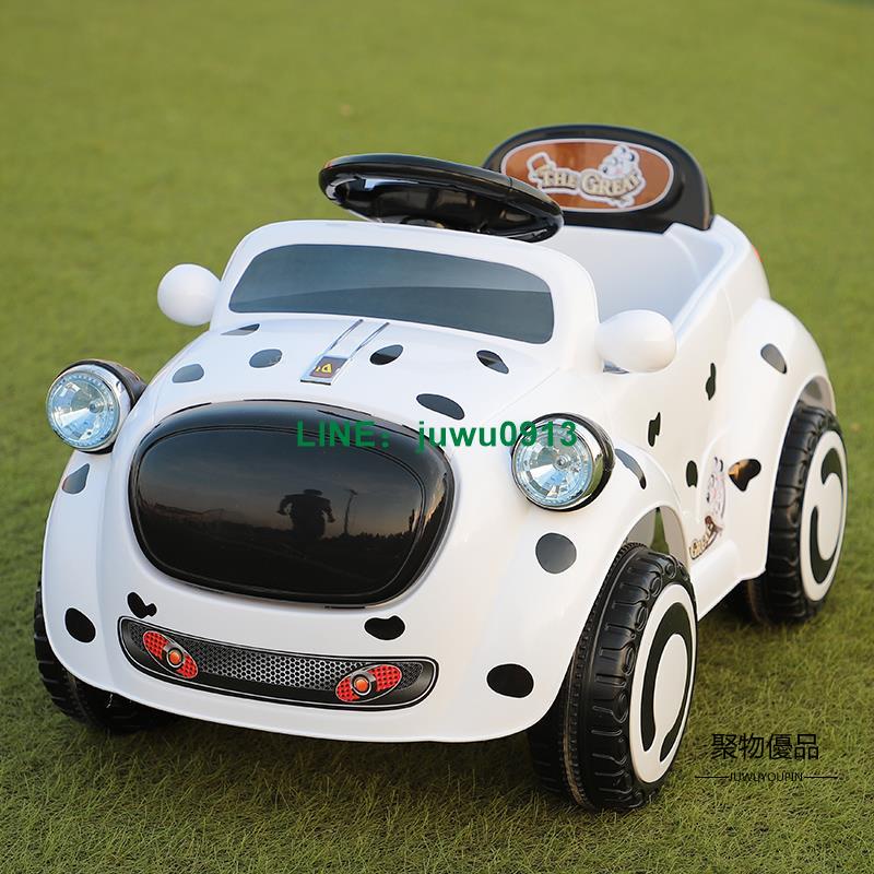 嬰幼兒童玩具電動車四輪汽車遙控車帶音樂1-3歲男女寶寶玩具車【聚物優品】
