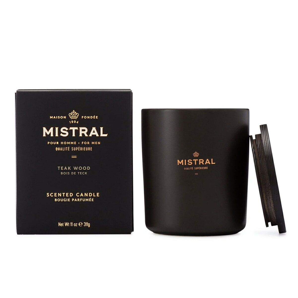 【紳士用品專賣】美國 Mistral - 柚木麝香 香氛蠟燭（Teak Wood）
