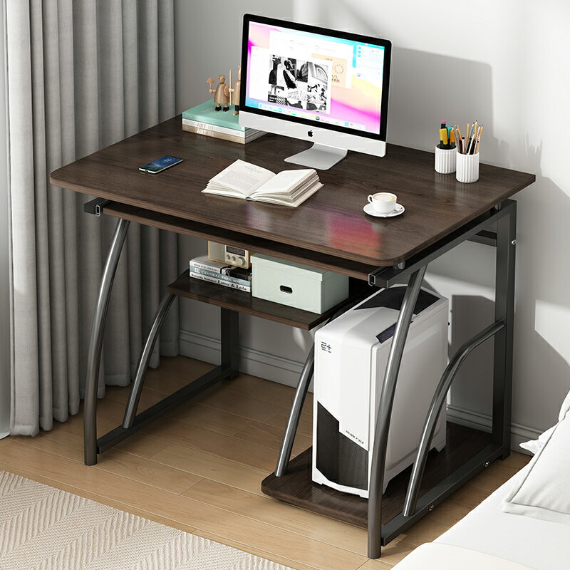 電腦桌 ● 臺式電腦桌 家用 書桌書架 一體 桌出租屋簡易辦公桌 臥室寫字桌子