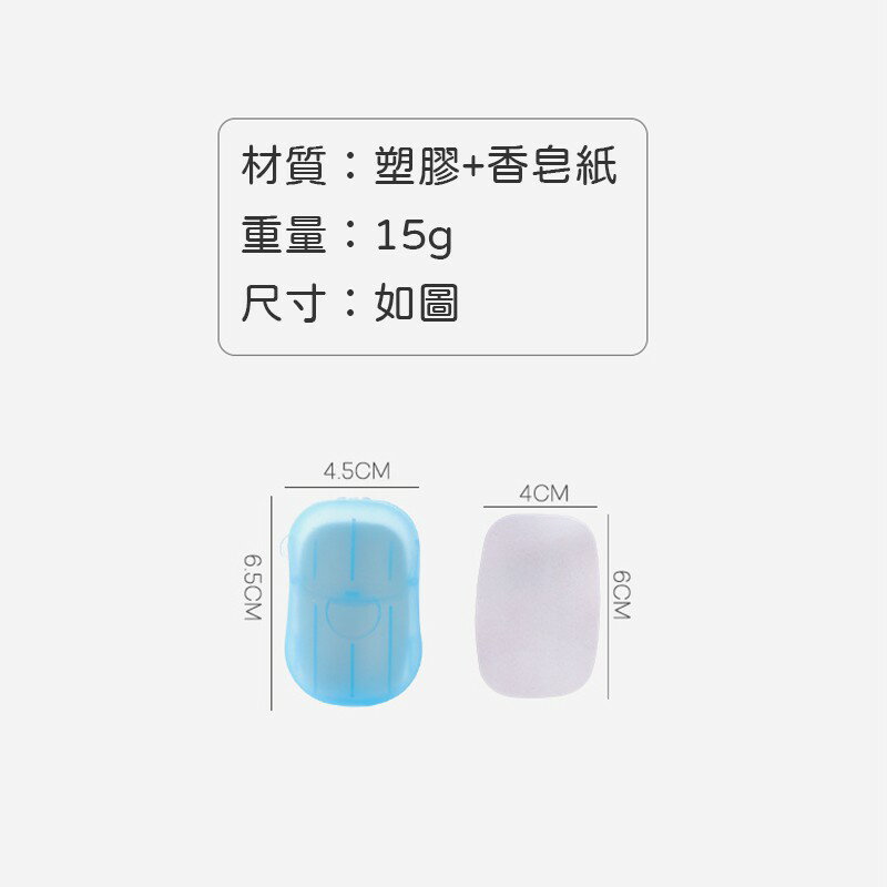 攜帶式肥皂紙【G002】台灣出貨 居家  攜帶式肥皂紙 清潔 洗手紙 肥皂紙 香皂片 肥皂 防疫 洗手 洗手皂片 3