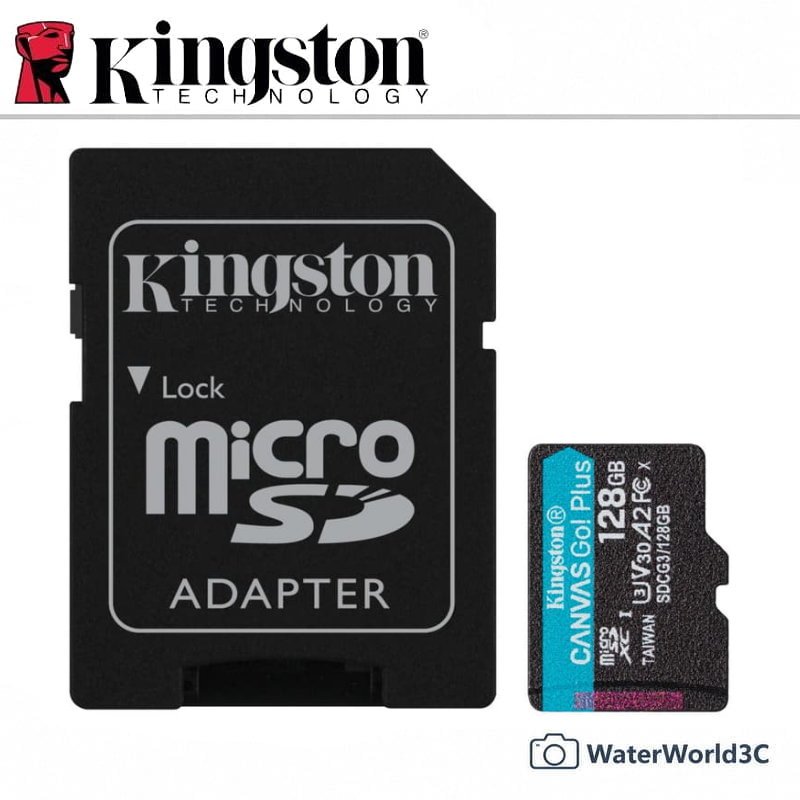 【中壢-水世界】Kingston 金士頓 MICRO【V30 128G 讀取200 寫入100】TF 公司貨
