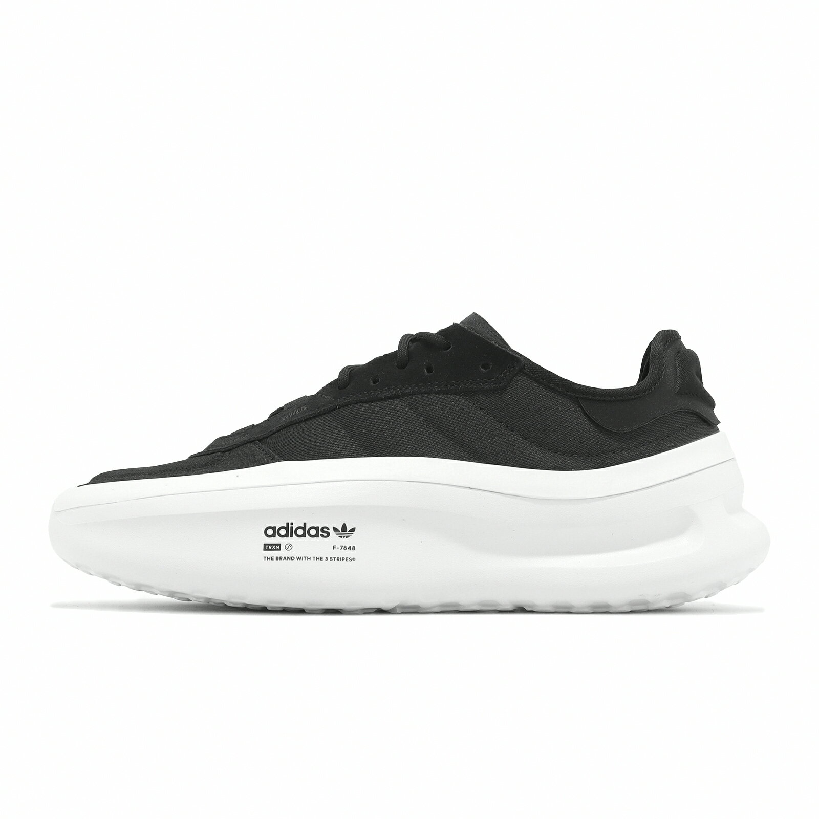 adidas 休閒鞋 AdiFOM TRXN 男鞋 女鞋 黑 白 厚底 增高 三葉草 愛迪達 IF2226