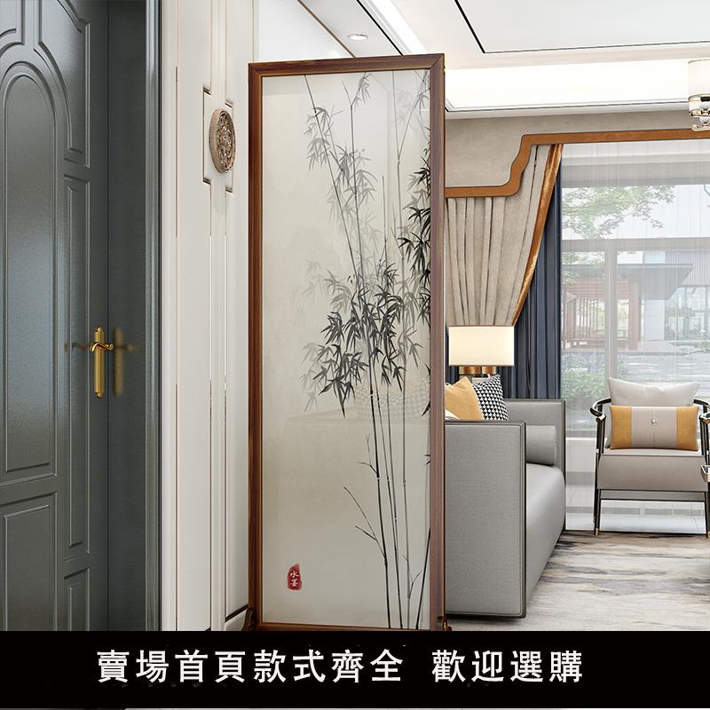 【保固兩年】屏風隔斷客廳2022年新款現代簡約輕奢網紅折疊移動辦公室實木玄關