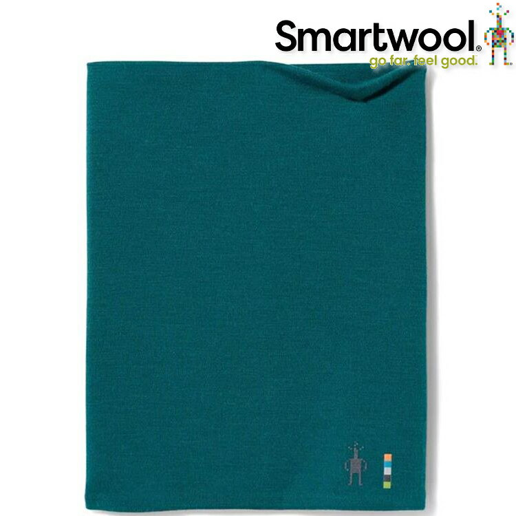 Smartwool Thermal 美麗諾羊毛雙面用短頸套/保暖頭巾/圍脖 SW017071 L85 翡翠綠