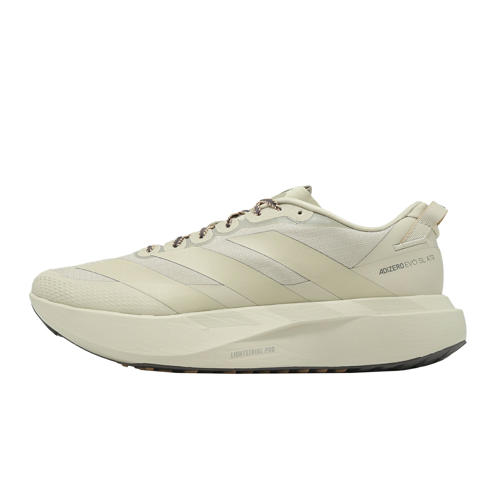 adidas 愛迪達 慢跑鞋 Adizero Evo SL ATR M 男鞋 卡其 防潑水 緩震 運動鞋 KK2688