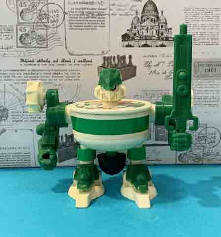 【震撼精品百貨】日本版玩具 旋轉機器人-綠#05888 震撼日式精品百貨