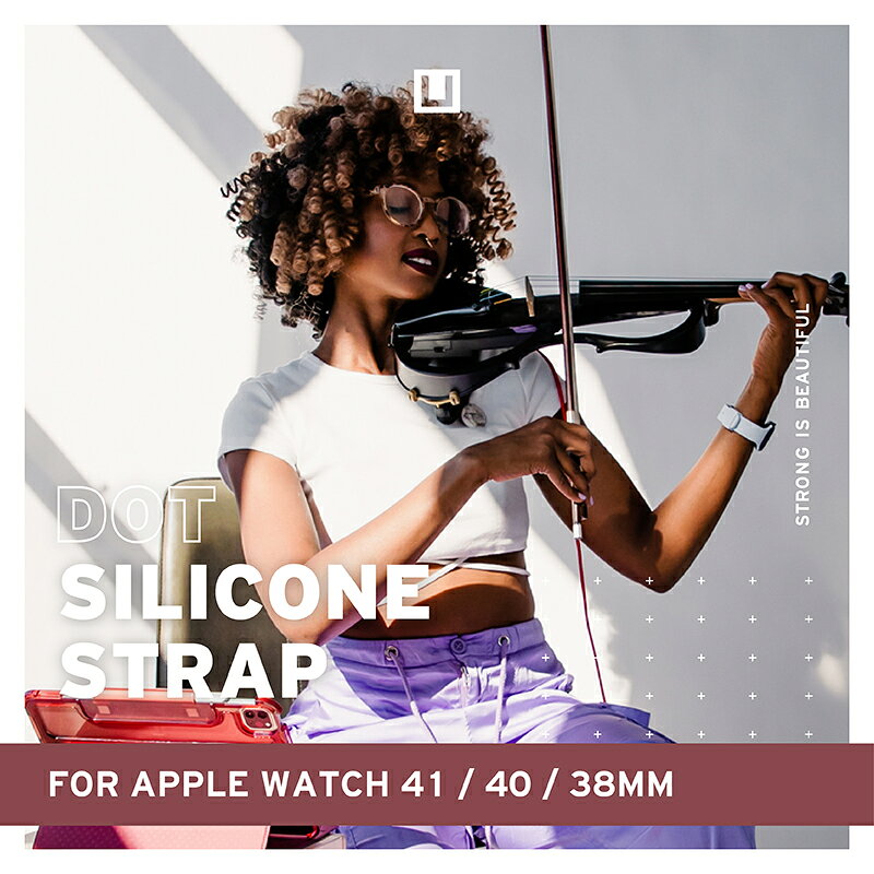 UAG Ｕ 舒適矽膠款 點點款 錶帶 適用 Apple Watch 適用 38 40 41 42 44 45 49 mm 5