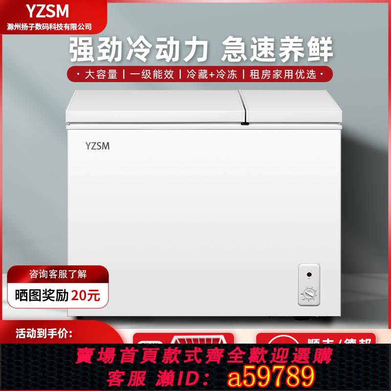 【臺灣公司 可打統編】一級節能丨揚子數碼雙溫冰櫃家用小型冷藏冷凍兩用雙門冷櫃保鮮箱