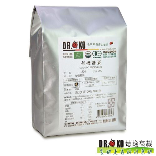 DR.OKO德逸 有機蕎麥 500g/包