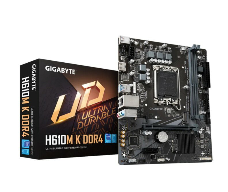 GIGABYTE 技嘉 H610M K DDR4 1700腳位 MATX 主機板