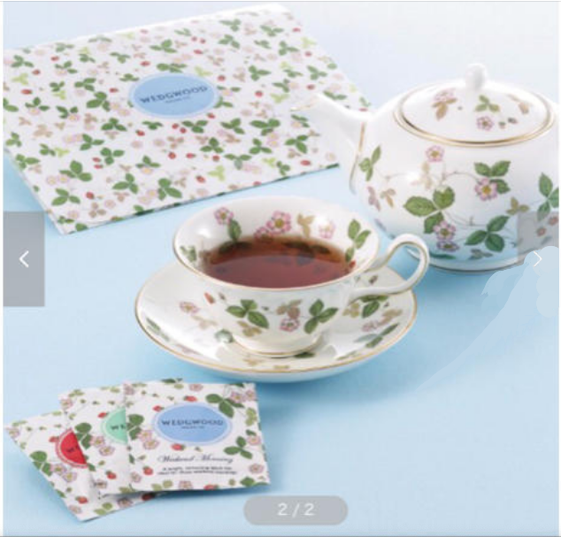 日本帶回WEDGWOOD英式精品茶包組合草莓茶早餐茶野餐茶婚禮小物英式下午茶禮盒附收納夾18入款現貨