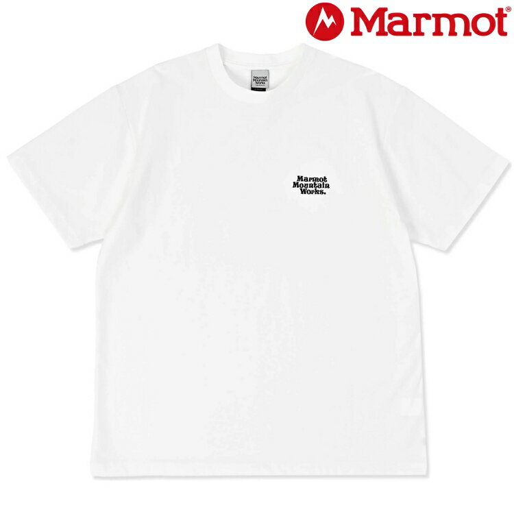 Marmot 土撥鼠 MMW Embroidery T-Shirts 男款 短袖抑菌混棉快乾T MTSS25MST064 J055 白色