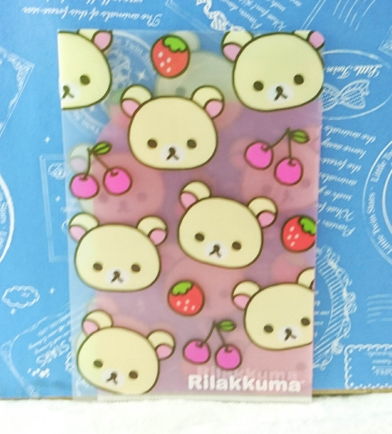 【震撼精品百貨】Rilakkuma San-X 拉拉熊懶懶熊 收納夾 粉妹 震撼日式精品百貨