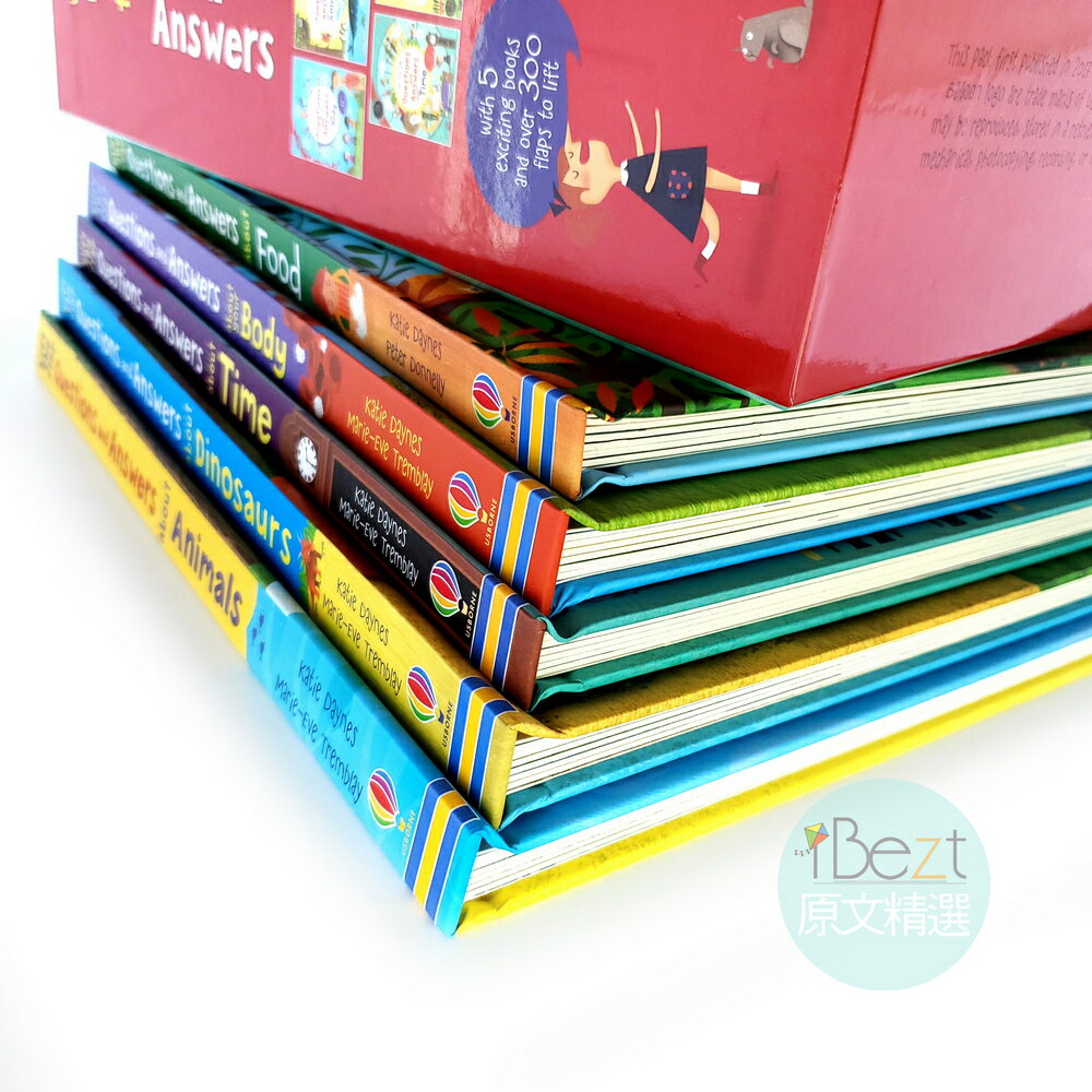 Usborne Lift-the-flap Question And Answers Box Set(5 Books) | 翻翻 