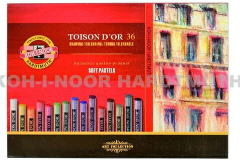捷克製KOH-I-NOOR 24C 專家級園形軟質粉彩系列 *8514【領券滿額再折千8/31止】