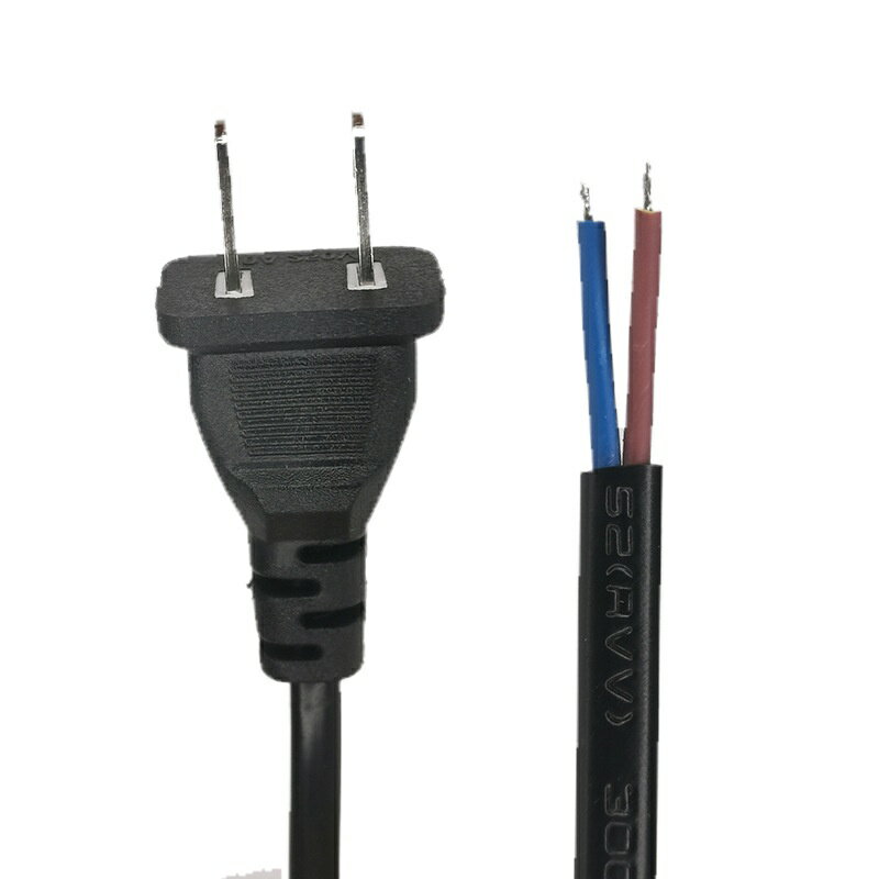 美規二扁插電源線🔌美標二芯1.5米長插頭轉接燈具電源線美式電源線連接插頭