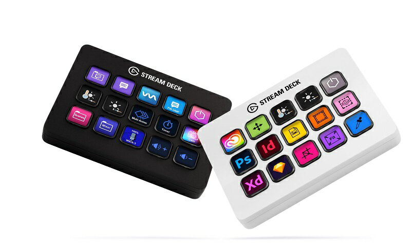 領券最高折300】Elgato STREAM DECK MK.2 黑/白/視頻直播操作控制台