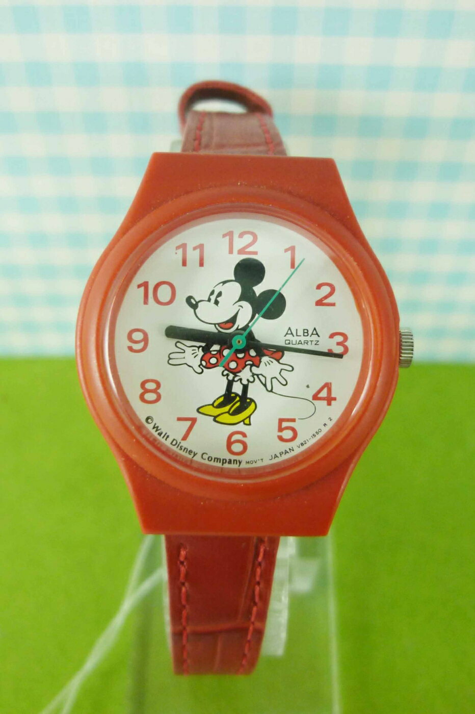 【震撼精品百貨】米奇/米妮 Micky Mouse 手錶-米奇全身圖案-紅色 震撼日式精品百貨