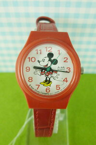 【震撼精品百貨】米奇/米妮 Micky Mouse 手錶-米奇全身圖案-紅色 震撼日式精品百貨