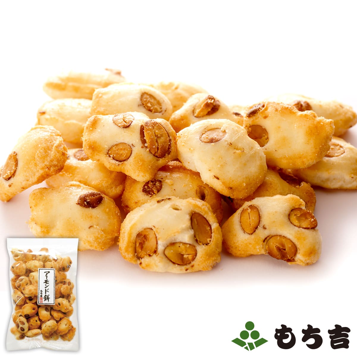 Mochikichi もち吉 杏仁餅【100％日本國產米 110g】日本必買 | 日本樂天熱銷