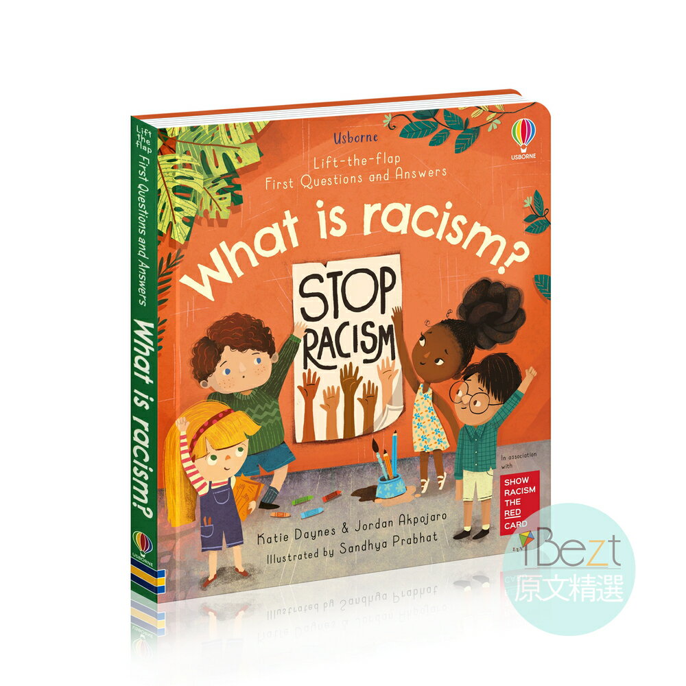 Usborne First Questions and Answers︰What is racism？ | 種族主義 | 兒童 | 外文 | 繪本 | 翻翻書 | 科普 | 知識 | 繪本 | 人種 | 硬頁