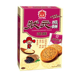 義美芝麻狀元煎餅224g【愛買】