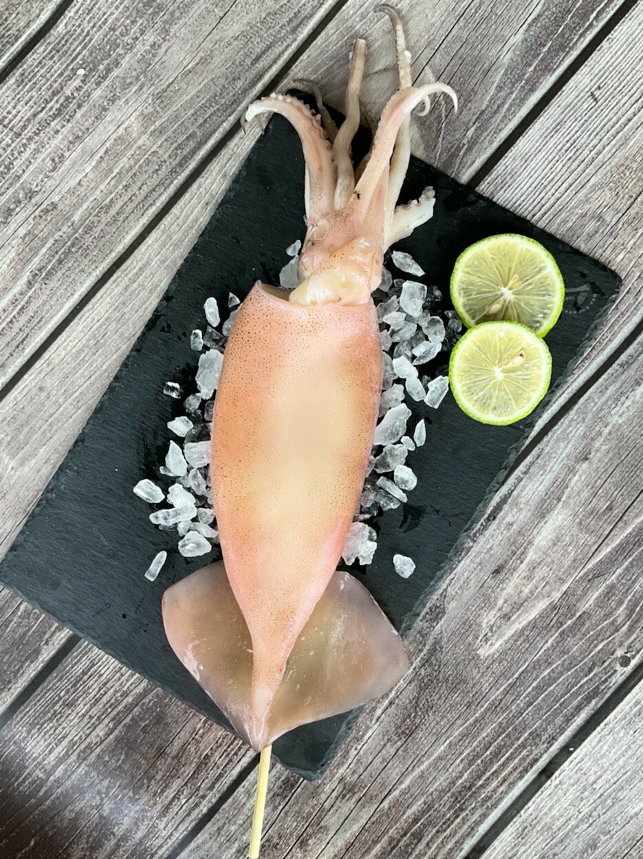 【買一送一】鮮脆野生魷魚串 (300克±10%/隻)  海鮮 生鮮 魷魚  魷魚串 烤肉必備 熱銷商品 快速到貨