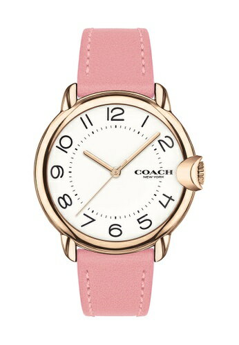 送禮首選★COACH 時尚淑女皮帶錶-36mm(14503608)  附提袋【全館優惠★APP下單天天點數10倍送】線上購買享_實體門市同步服務