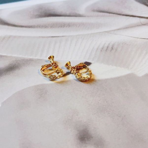 現貨專區｜微亮環光夾式耳環(BPECL21)｜送禮精選店家★Reyna jewelry 女王飾品