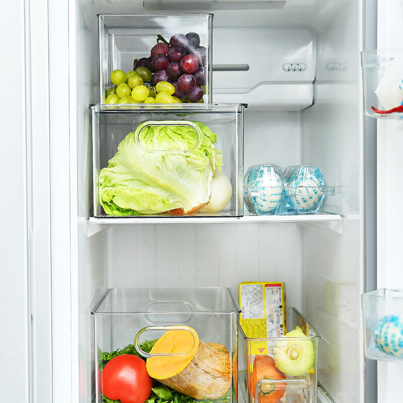【5折清倉】食品級冰箱收納盒抽屜式儲存整理食物冷凍帶蓋保鮮盒